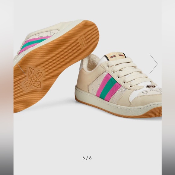 Gucci womens screener sneaker, size 39, worn handful of times - Picture 4 of 13